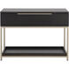 Rebel 38 X 27.25 inch Gold / Charcoal Grey Night Stand, Large